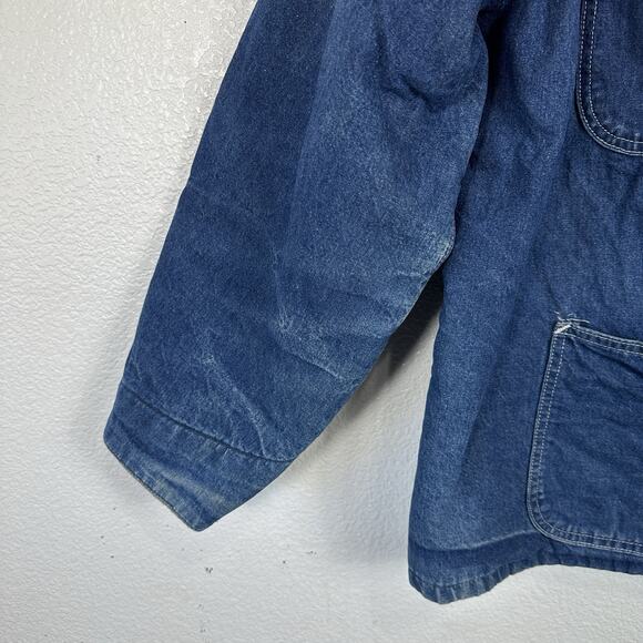 Vintage Carhartt Jacket XXL Denim Blanket Lined Work Barn Chore Coat Distressed - Picture 7 of 14